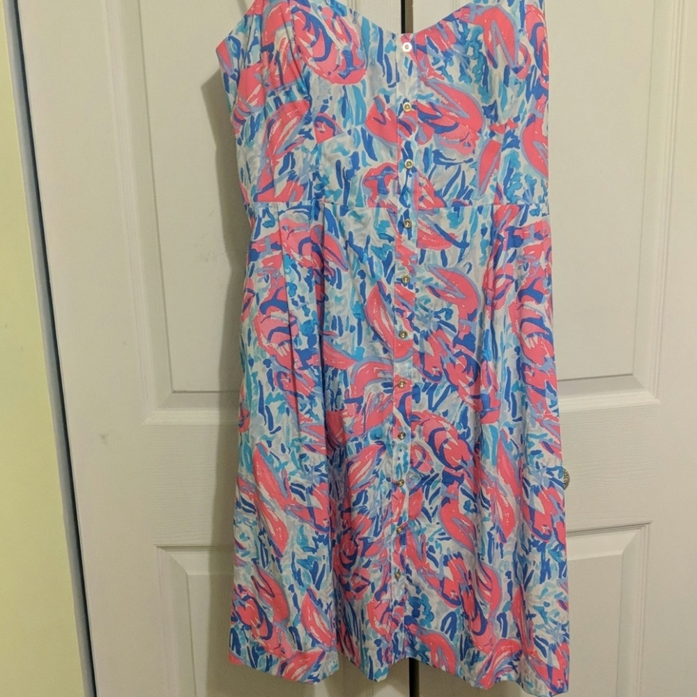 Lilly Pulitzer Easton dress in Cosmic Coral